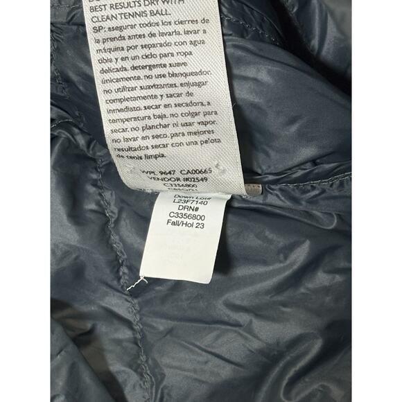 Eddie Bauer Jacket Mens Sz M Wide Channel Hooded Down Puffer Nylon Warm - Picture 5 of 5